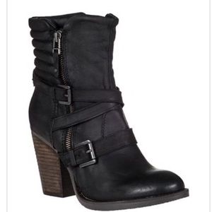 Raleigh Leather Boots Steve Madden